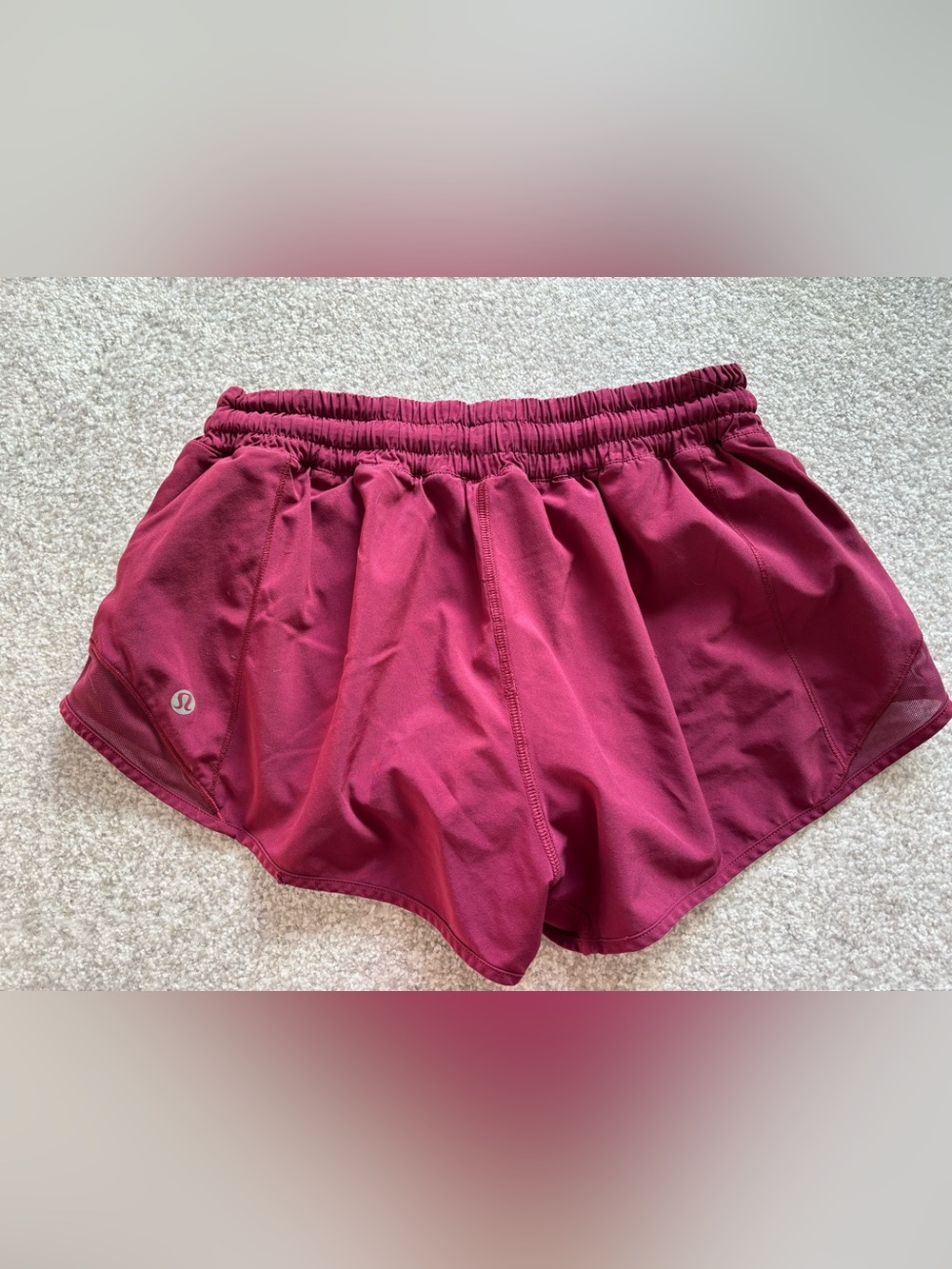 lululemon athletica Women's Running Shorts - Berry - Picture 2 of 2